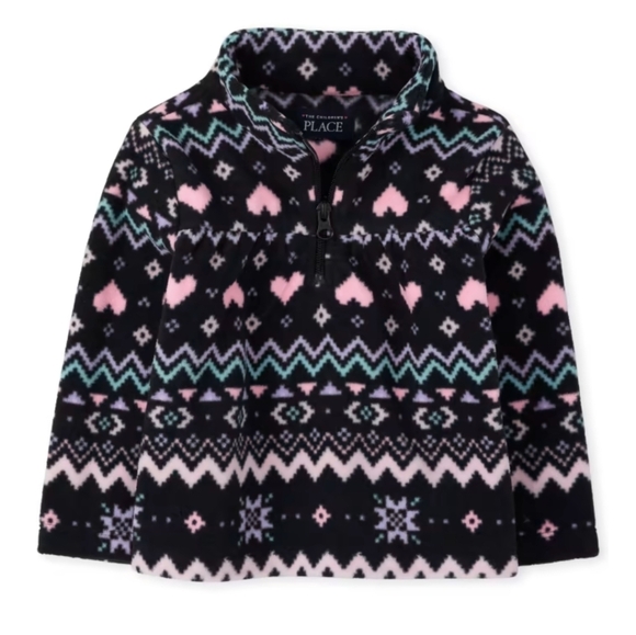 The Children's Place 2 pack Half-Zip Fleece Sweater 4t - Picture 2 of 12